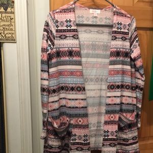 LuLaRoe super cute lightweight cardigan size small